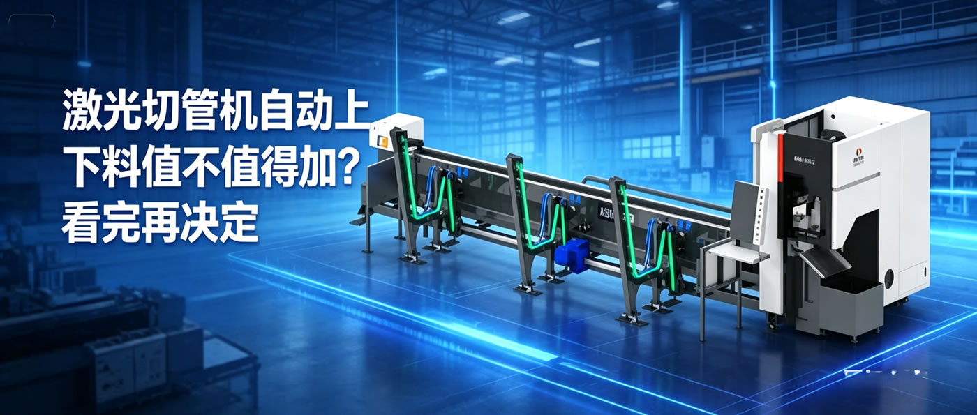 激光切管機自動上下料值不值得加？看完再決定
